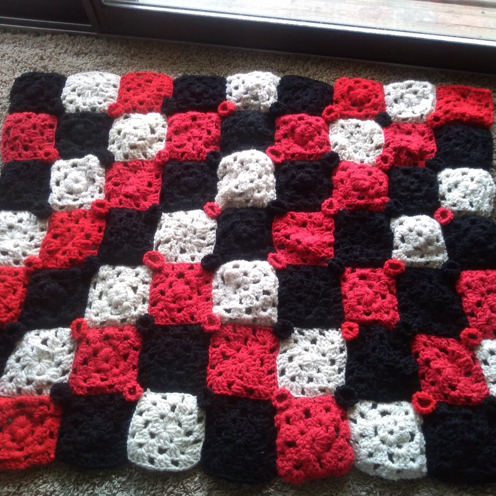 Vampire Granny baby blanket